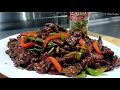Beef chilli dry recipe || made with Mama Sita's Oyster sauce || easy beef chili Dry recipe