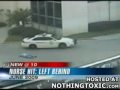Nurse hit and left behind by cops