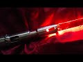 Pre Vizsla Mandalorian Black Blade Lightsaber (red version)