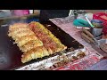 japanese street food - okonomiyaki お好み焼き hiroshima style