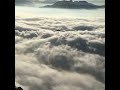 Flying above the clouds in Switzerland