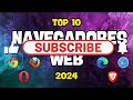 TOP 10 Mejores Navegadores Web (2024)