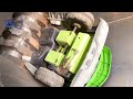 Modern Biggest Refrigerators Shredding Process With Extreme Powerful Shredder Machine For Recycle