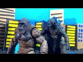 Legendary Godzilla vs Elmo an epic battle stop motion