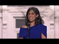 Usha Vance introduces her husband Sen. JD Vance before he speaks at the RNC