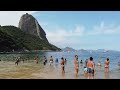 🇧🇷 [4K] Praia Vermelha - Rio de Janeiro - Beach walk