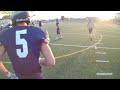 High School Football POV Kickoff - Umpire