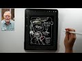 Speed Drawing Sermon Sketch Note Art and teaching - Prayer life Bible Study