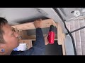 TINY VAN DIY/I made a shelf/hanging cabinet [tiny van DIY]#campingcar #vanlife #campingcarlife