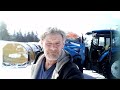 Plowing snow, in the LS7010.