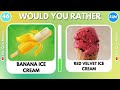 Would You Rather… Gold VS Red Food Edition! 🍋🍓