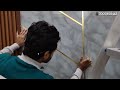 UV Marble Sheet Installation and Price/Life Details Video || UV Sheet, Gold Patti & Louvers Panel