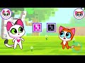 🖤 Black vs Pink 💗 Pizza || Yummy Kids Cartoons by Purr-Purr Tails 🐾