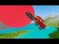 MONSTER TRUCK JUMP - CRASH #003 BeamNG.drive