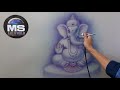 #GANESH, Airbrush Spray Painting, by M S Artworld.