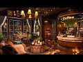 Smooth Jazz Instrumental Music for Work,Study,Focus☕Jazz Relaxing Music at Cozy Coffee Shop Ambience