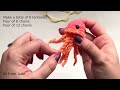 BEGINNER FRIENDLY - Crochet baby jellyfish tutorial *NO SEWING REQUIRED* (step by step) RIGHT-HANDED