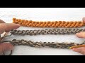 WOW! Very easy bag strap crochet tutorial step by step for beginners
