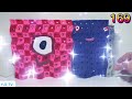Numberblocks 0-200 learning counting 1-100-200 from  Number MathLink Cubes ​⁠