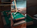 Cardboard mini pool table