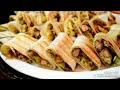 شاورما دجاج بطريقه مميزه باستخدام خبز تورتيلا Chicken shawarma in a special way using tortilla bread