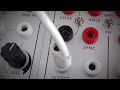 Serge Modular Synthesizer: GTO - simple patch as dual VCO