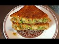 Street style Veg Sandwich |Vegetables and Cheese Sandwich | A Little Bit Of Zaiqa