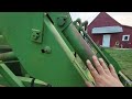 Hay Bale attachment for John Deere 4020