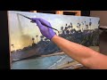 Oil painting Time Lapse: Try LAYERING your next LANDSCAPE like this