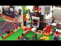LEGO Bricks with Motors, Human Sensor to Raise Barrier Gate : Cheaper than EV3