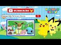 Piplup vs Pikachu vs Eevee : All Match Compilation | Pokémon Fun Video | Pokémon Kids TV​