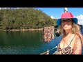 Offgrid Living on a Small Sailboat in Australia ; Collecting Waterfall Water For Laundry!