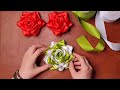 Making a rose with fabric ribbon - tutorial in an easy and practical way