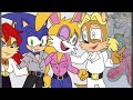 Time lapse/Speedpaint - Sonic, Sally, Bunnie and Antoine