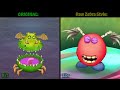 Ethereal Workshop Wave 4 – Original VS Raw Zebra FANMADE Monsters Comparison! | My Singing Monsters