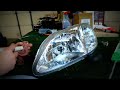 How to repair a headlight with moisture/water in it!