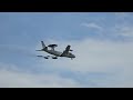 E-3 Sentry Landing Configuration Pass at Spirit Airshow 2024