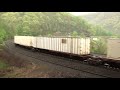 2 Trains Race WB at Horseshoe Curve!