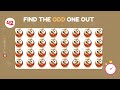 Find The Odd One Out | Emoji Quiz 😝
