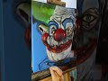 Killer Klowns From Outer Space Oil Painting