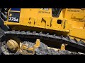 Komatsu D375-8 pushing