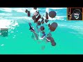 1v1 WEAPONIZED DINGY Battle But With INTENSE WAVES!