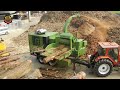 Amazing Fastest Wood Chipper Machines Working, Extreme Powerful Crusher Machines Technology