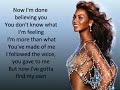 Beyonce - Listen Lyrics