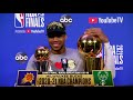 Giannis FULL Postgame Interview - 2021 NBA Finals - Game 6 - Bucks vs Suns