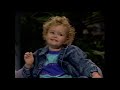 Johnny Carson Memories: 3-Year-Old Zachary La Voy From The Movie, 'Parenthood' (1989)