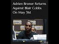 Broner vs Cobbs🔥🔥Boots Ennis Let Another Fighter Get Away That Should Be On His List!!🤦