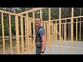 Finishing Bedroom Wall Framing | Building Our Off-Grid House (By Hand)