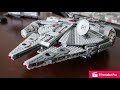 Lego Star Wars: Millenium Falcon Lego Set 75257 - Time Lapse Build  (no Sound :) )