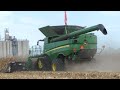 Corn Harvest Field Demo at Farm Progress Show 2024 - All Combines Harvesting Corn